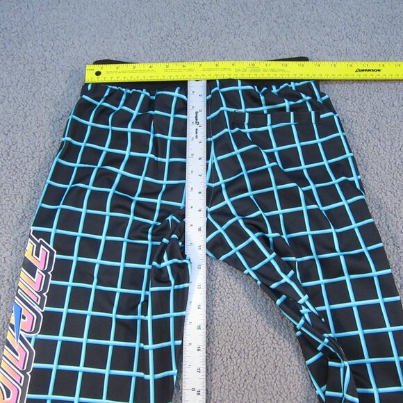 Adidas x Jeremy Scott JS Rally TP Pants XS – Black Grid Graphic Track Pants - Picture 10 of 12